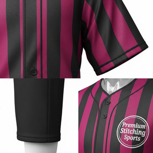 Tenue de baseball en polyester 2026, légère, au design optimal, avec impression de logo personnalisée, la plus vendue - Product Image 6