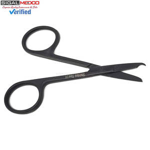 Tijeras de Sutura Spencer de 3.5 Pulgadas, Acero Inoxidable Negro, Instrumento Quirúrgico, Cuchilla de un Solo Gancho, Tijeras para Cortar Suturas, Entrenamiento para Estudiantes - Product Image 6