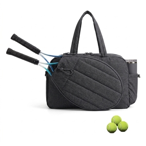Sac de pickleball portable en nylon pour l'extérieur, sac de sport avec compartiment à chaussures indépendant, sac de voyage fitness léger et de rangement - Product Image 5