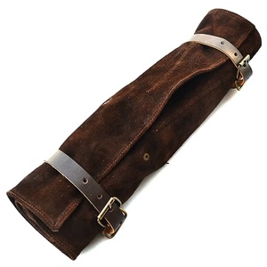 Ensemble de couteaux de chef professionnels en acier Damas, fabriqués à la main par Ahmad Fabric, 6 pièces, manche en résine, étui en cuir, design moderne, personnalisable - Product Image 4