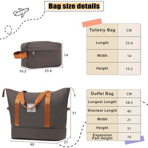 Set di valigie da 3 pezzi espandibile in Softside borsone da viaggio leggero con Spinner in posizione verticale per viaggi - Product Image 4