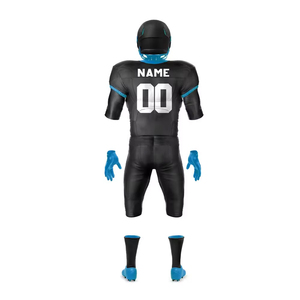 Ensemble de maillot et pantalon de football personnalisé par sublimation, tissu polyester respirant, léger, confortable, coupe athlétique, séchage rapide - Product Image 4