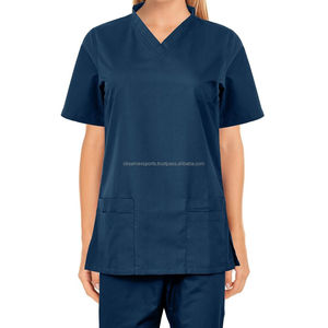 Wholesale Custom <b>Top</b> Quality Nurse Uniform for Women Medical <b>Scrub</b> Spandex Stretch Fashionable Uniforms Medical <b>Scrubs</b> Uniforms - Product Image 1