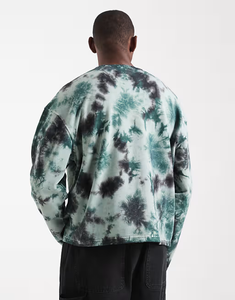 Sweat-shirts à capuche Tie Dye pour hommes, mode hiver, en coton épais respirant de qualité supérieure - Product Image 5