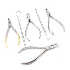 Kit d'examen dentaire Surtechs 6 pièces, conception allemande, instruments chirurgicaux en acier inoxydable, alimentation manuelle, certifié CE - Product Image 5