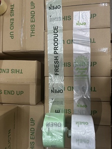 <b>Plastic</b> Fruit Bags on <b>Roll</b> | Transparent HDPE Three-Side Seal Food Grade Heat Seal Produce Bags for Supermarket & Grocery - Product Image 6