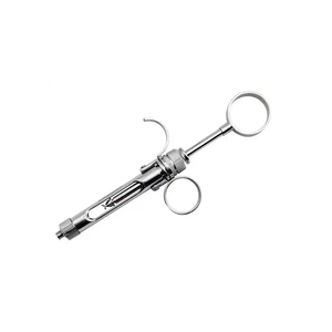 Seringue dentaire en acier inoxydable de base, finition polie, légère, certifiée CE, personnalisable avec logo couleur, pour usage chirurgical dentaire - Product Image 2