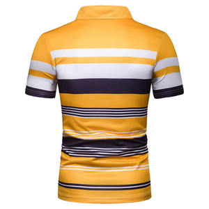 เสื้อโปโลสั่งทำแบบใหม่ ดีไซน์ใหม่ สีพื้น ผ้าฝ้าย แขนสั้น เสื้อโปโลชาย - Product Image 6