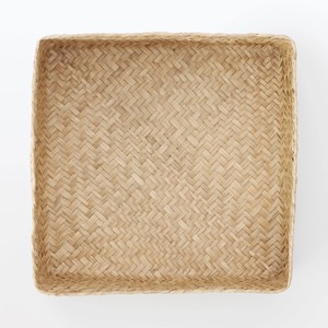 Seagrass Organizer Herringbone <b>Square</b> <b>Basket</b> Handmade Storage <b>Basket</b> Wholesale eco-friendly Made in Viet Nam - Product Image 4