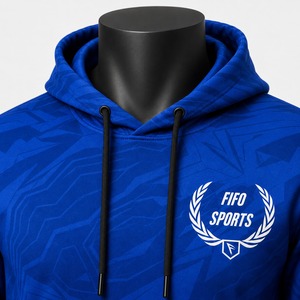 เสื้อฮู้ดดี้ซับลิเมชั่นสำหรับผู้ชายมืออาชีพ เสื้อผ้ากีฬาแบบสั่งทำพิเศษ เสื้อฮู้ดดี้ซับลิเมชั่นสำหรับผู้ชาย ผลิตจากวัสดุระบายอากาศได้ดี ซึมซับความชื้น - Product Image 5
