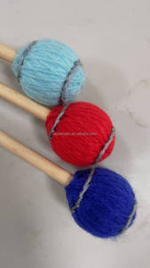 Alipa Manche en érable coloré Tête de laine Xylophone Maillets-5 modèles de dureté pour la musique en classe Accessoires pour instruments de musique - Product Image 3