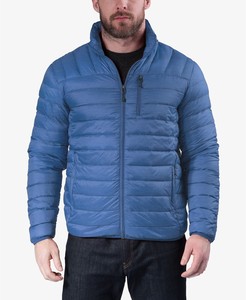 Chaqueta Acolchada Unisex Estilo Urbano, 100% Nailon, Cuello Alto, Moderna, Acolchada, Cálida y Gruesa para Ropa Urbana y Uso Diario en Invierno - Product Image 1