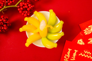 [Paquete 300g] DAI LONG Ripe Peeled Banana Gummy Candy extraído de jugo de fruta, delicioso e irresistible - Product Image 2