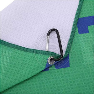 ผ้าเนื้อนุ่ม ผิวสัมผัสอ่อนโยน ดีไซน์แข็งแรง ผ้าขนหนูวาฟเฟิลสำหรับกอล์ฟ สำหรับอุปกรณ์กอล์ฟ ทำความสะอาดและดูแลรักษา - Product Image 3