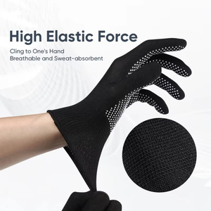 PVC Coated Dotted <b>Gloves</b> Durable Grip <b>Gloves</b> for Warehouse Handling PVC Dot Work <b>Gloves</b> Breathable <b>Knitted</b> <b>Gloves</b> - Product Image 3