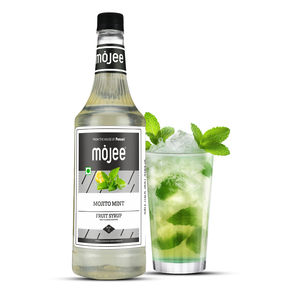 Sirop de mojito à la menthe Mojee 1L, sirop au goût rafraîchissant de menthe et de citron vert - Product Image 1
