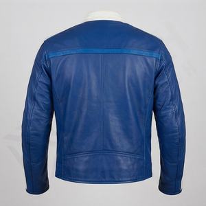 เสื้อแจ็คเก็ตหนังสำหรับผู้ชาย NAI-0452A แฟชั่นสำหรับนักขี่มอเตอร์ไซค์ เสื้อโค้ทสำหรับขี่มอเตอร์ไซค์ ขายส่งอุปกรณ์ป้องกันแบบกำหนดสีได้ - Product Image 2