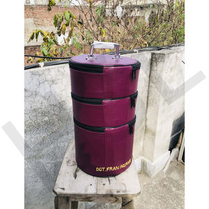 Estuche para Fez Masónico Bordado Personalizado, Meca, Siria, N.° [Número] 27 Brooklyn NY Shriner Bolsa de cuero con estuche - Product Image 6