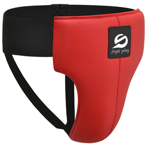 Protège-entrejambe professionnel en cuir et PU avec logo personnalisé pour la boxe, le Muay Thai, le kickboxing - Écologique, durable, couleur unie - Product Image 4