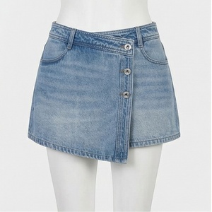 Vintage Ladies Denim <b>Shorts</b> <b>High</b> <b>Waist</b> Ripped <b>Jeans</b> Casual Summer Fashion Streetwear Customized Color Modern Outfits - Product Image 1