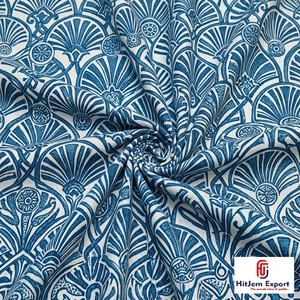 Tissu en coton imprimé numérique de qualité supérieure, fabricant de textiles sur mesure, OEM ODM, tissu en coton pour robes, vente en gros, fournisseur sur commande - Product Image 3