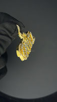 Pendentif Hip Hop personnalisé avec lettre et numéro porte-bonheur, design diamant glacé, plaqué or, argent sterling, certifié IGI, bijoux pour homme