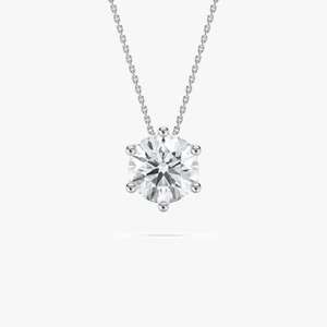 Collier Chaîne Tennis en Diamant de Laboratoire pour Femme, Plaqué Or, Taille Ronde Brillante, Certifié Hiphop, Diamant Fin pour Femme - Product Image 5