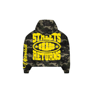 ชุดเซ็ตเสื้อฮู้ดดี้และกางเกงขายาวทรงโอเวอร์ไซส์ ผ้าฝ้าย 100% สำหรับผู้ชาย สไตล์สตรีทแวร์ ประดับคริสตัล  รับผลิตตามสั่งขายส่ง - Product Image 5