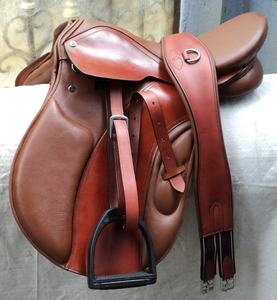 Produits de course de chevaux anglais personnalisés selle de cheval en cuir fabriqué en Inde siège en cuir Softy en plastique Equihawk MVE-5055 classique - Product Image 5