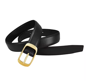 Cinturones de Cuero Vacuno a la Moda, 2.8 cm de Ancho, Cuero Genuino de Alta Calidad con Hebilla de Aleación para Jeans y Pantalones Casuales - Product Image 5