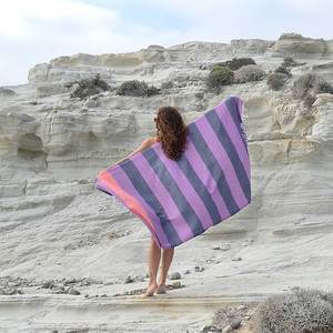 Wholesale Custom <b>Bath</b> <b>Towel</b> <b>Sets</b> High Quality Large Luxury Turkish Cotton Sand Free Beach <b>Towel</b> Personalized With Logo Embroider - Product Image 5