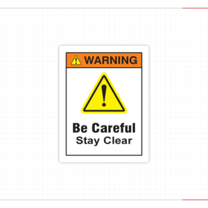 AGS M19 Customizable Safety Decals-Waterproof Scratch-Proof Heat Resistant 3M Adhesive Labels CMYK/PMS Colors Matte Finish for - Product Image 2