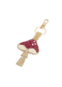 Elegant Premium Fabric Embellishments Beaded Moth Keychain Embroidered Insect <b>Bag</b> <b>Charm</b> Adjustable Fashion Accessory Key Holders - Product Image 2