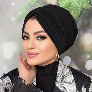 Bonnet Hijab Instantané Uni Élastique et Doux pour Femmes Musulmanes Arabes – Sous-Hijab Intérieur pour Voile (Malaisie) - Product Image 5