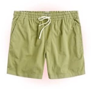 Shorts Bermuda Homme Rose Uni en Polyester Oxford, Taille Mi-Haute Élastique, Style Décontracté, Séchage Rapide, Logo Avant - Product Image 2