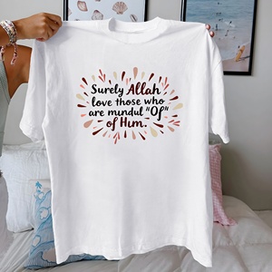 เสื้อยืดผ้าฝ้ายบริสุทธิ์ของผู้หญิงเข้ารูป - Product Image 2