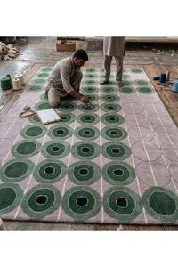 Tapis en laine 100 % faits main, antidérapants, à poils épais, style moderne, pour hôtels et chambres d'hôtes, vente en gros, prix abordable - Product Image 6
