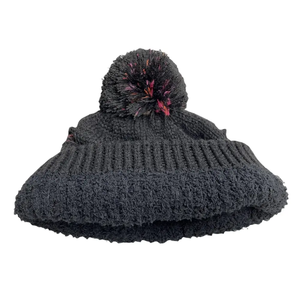 Bonnet tricoté unisexe avec pompon, couleur unie, bonnet d'hiver chaud pour usage extérieur et décontracté, taille adulte 56-58 cm - Product Image 3