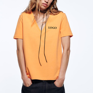 T-shirt Coupe Droite Prix Usine Style Urbain Moderne Tendance Décontracté Quotidien Confortable Manches Courtes Mode 2026 - Product Image 2
