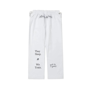 Kimono de Jiu-Jitsu Blanco Albino Preto TSWT con Bolsa, 450 GSM, Tejido de Algodón Perla, Ligero, de Secado Rápido, Duradero, Unisex para Adultos - Product Image 3