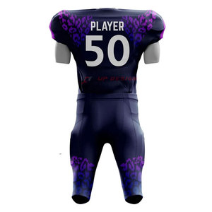 Uniforme de Fútbol Americano Sublimado con Logotipo y Diseño Personalizados, Transpirable, Servicio OEM, Venta de Fábrica, Precio Económico, Superventas - Product Image 2