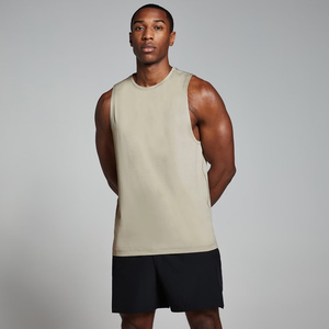 Débardeur de sport 100 % polyester pour homme, sans manches, léger et respirant, idéal pour l'entraînement – Vente en gros OEM - Product Image 1