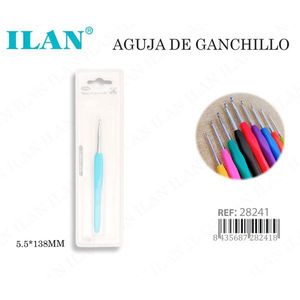 Uncinetto Ilan 5.5 mm x 138 mm con impugnatura morbida per lavoro a maglia e uncinetto - Product Image 3