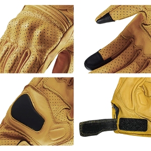 Guantes de Motocross Duraderos Unisex |   Guantes Transpirables de Cuero Resistentes al Viento para Viajes y Deportes al Aire Libre - Product Image 5