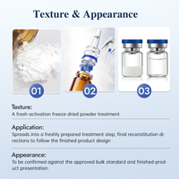 Poudre lyophilisée pour le visage, personnalisée, Cica, pour une peau plus éclatante, hydratante, qui soutient la barrière cutanée et atténue les taches