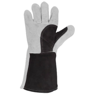 Heavy-Duty Cowhide Split Leather Safety Gloves <b>Fire</b> Resistant Heat & Abrasion Resistant Spark Protected for Industrial Use - Product Image 5