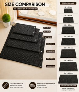 พรมปูพื้นสีดำทำจากเส้นใยปอกระเจาสีดำธรรมชาติ ทอมือ ลายทอแบบ Jute NoirWeave  เป็นมิตรกับสิ่งแวดล้อม เหมาะสำหรับตกแต่งบ้าน ขายส่ง - Product Image 5