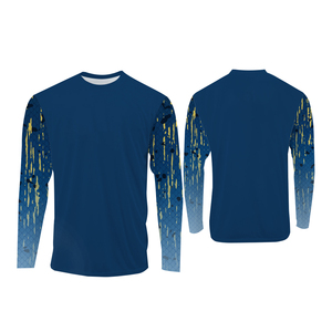 Chemise de pêche personnalisée UPF 50+ imprimée, grande taille, unisexe, manches longues, extensible 4 directions, séchage rapide, respirante, polyester, vente en gros OEM - Product Image 6