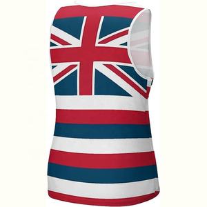 Levage Stringer débardeur concevoir votre propre impression par sublimation décontracté impression personnalisée en gros Yoga Stringer gilet de course pour hommes - Product Image 4