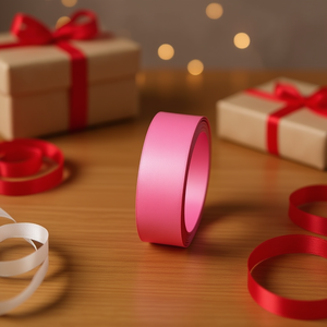 Nastro regalo Ilan 2,8 cm x 25Y colore rosa per confezioni - Product Image 3